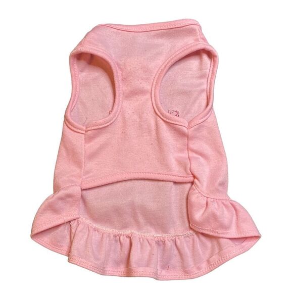 Pink Ruffled ‘Spoiled’ Princess Dog Dress - Picture 5 of 7